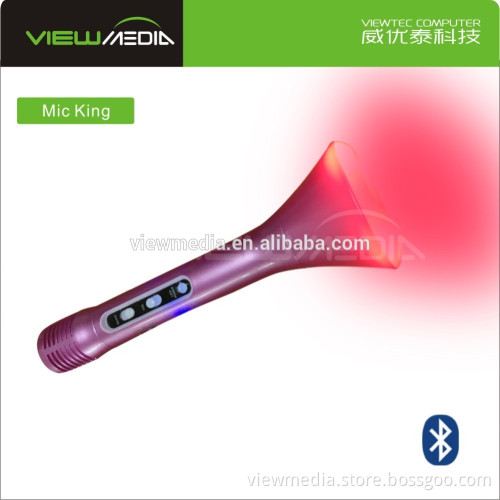 Mic King 2016 fashion Karaoke Microphone with Bluetooth Speaker